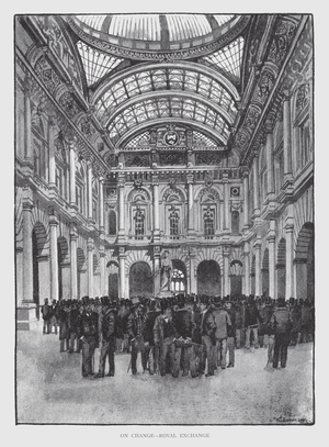 On Change, Royal Exchange (litho)