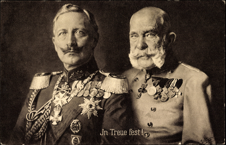 In Treue fest, Kaiser Wilhelm II, Kaiser Franz Josef