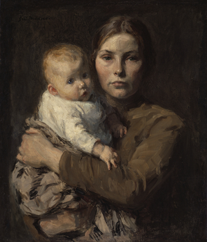 Mother and Child, c.1906 (oil on canvas)