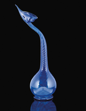 Safavid or Qajar tear catcher, 17th - 18th century (glass)
