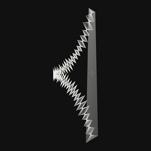 Frozen Trajectories 018,2026 (algorithmic art)