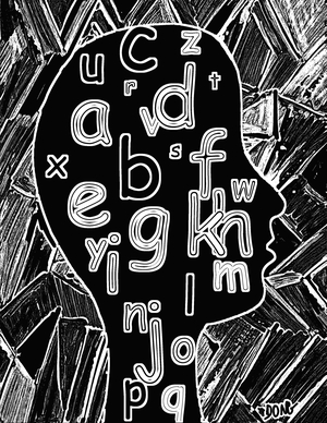Black and white abc, 2006 (computer graphics)