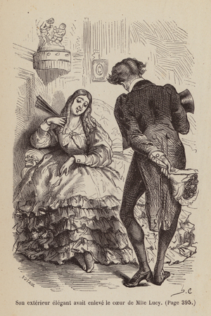 Illustration for Un Bon Petit Diable (engraving)