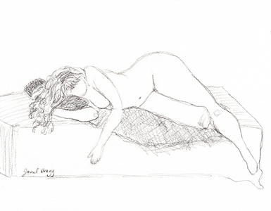 Figure Drawing 1.5, c.2016 (pencil on paper)