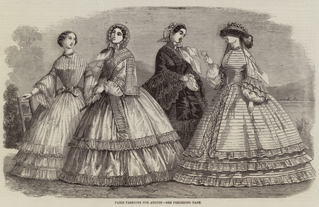 Paris Fashions for August (engraving)