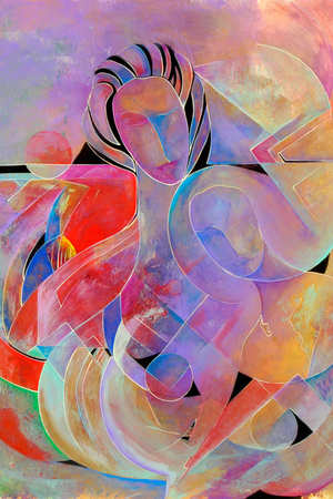 Starting to See, 1998 (acrylic on canvas)