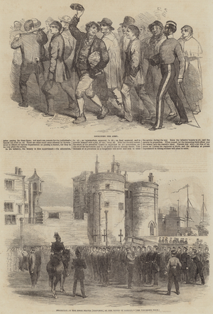 Recruiting the Army (engraving)