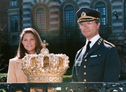 King Carl Gustav and Princess Victoria