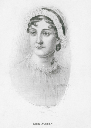 Portrait of Jane Austen (litho)