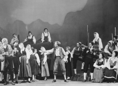 Oslo. The Norwegian theater. "Peer Gynt" entry in March 1948. Peer Gynt is played …, 1948 (photo)