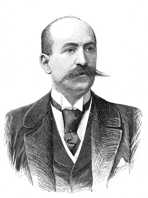 Georges Leygues (1857-1933) French politician who was minister of Navy in 1917 and later prime minister in 1920-1921, engraving