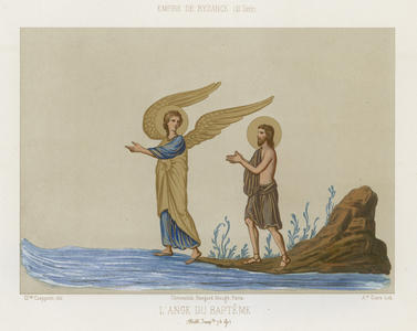 The Angel of Baptism (chromolitho)