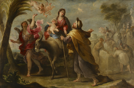 The Flight into Egypt, 1669 (oil on canvas)