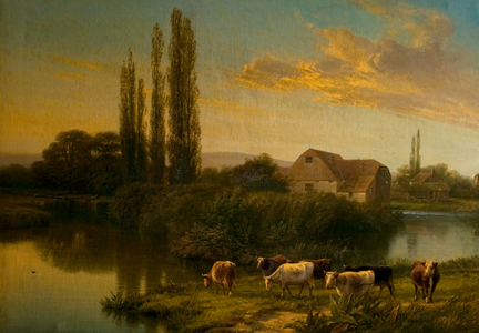 Fittleworth Old Mill, River Rother, Sussex, 1881 (oil on canvas)