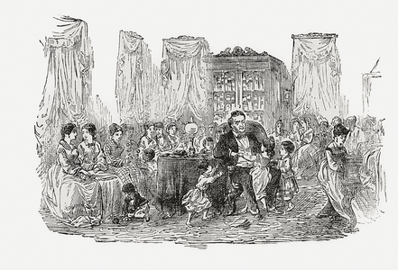 Brigham Young at Home, published 1872 (print)