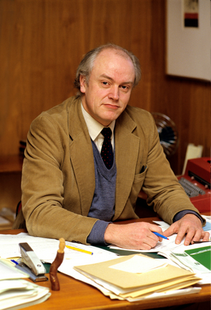 Oslo January 1987: Per Olav Reinton at the Journalist College …, 1987 (photo)