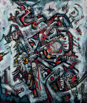 Devorations IV, 1957 (oil on canvas)