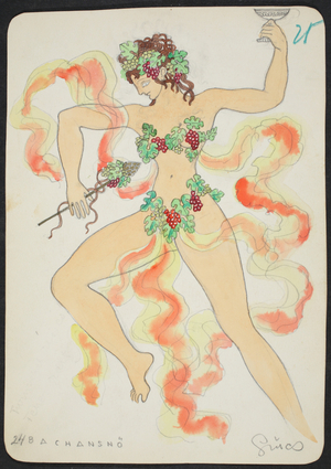 Bachansno, 1928 (w/c on paper)