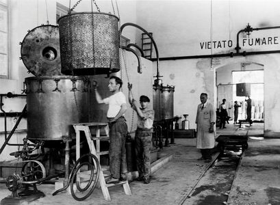 Industry of Vallecrosia, Industry of Parfumes, 1910-1920 (b/w photo)