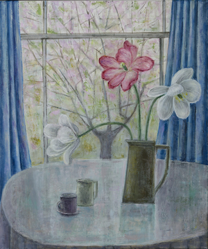 Tulips with Cherry Blossom, 2014