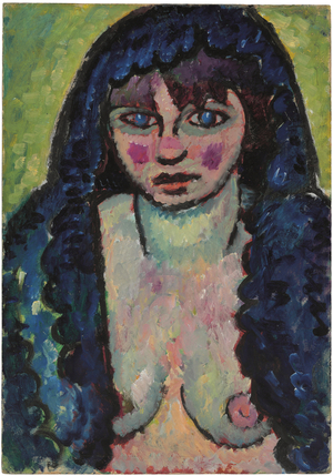 Portrait of a Woman, c.1912 (oil on board)