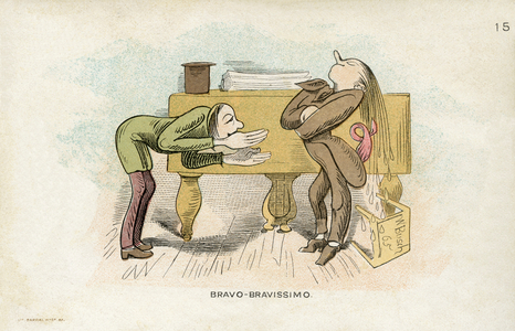 Musical performance caricature