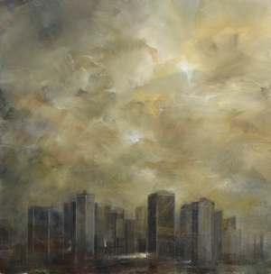 Manhattan (oil on canvas)