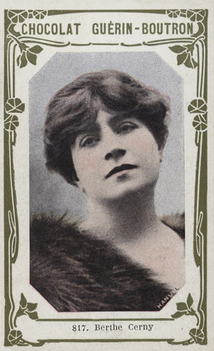 Berthe Cerny (coloured photo)