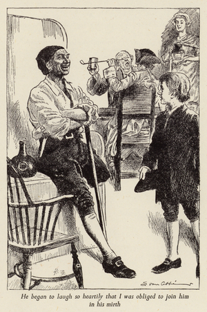Illustration for Treasure Island by Robert Louis Stevenson (litho)