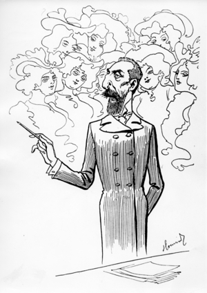 Caricature of Count Albert Apponyi, 1904 (litho)