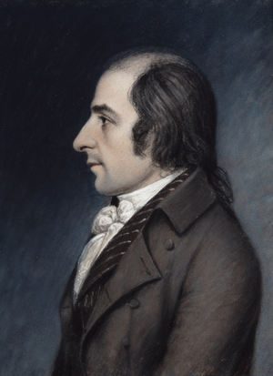Albert Gallatin, circa 1797 (pastel on grey paper)