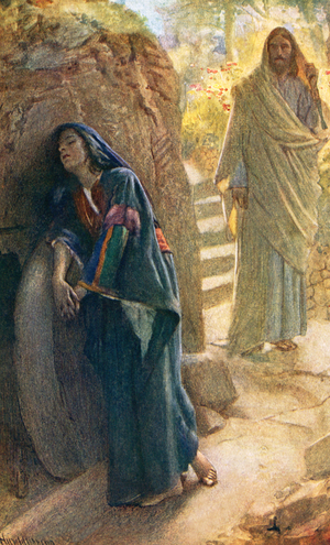 Mary Magdalene (colour litho)