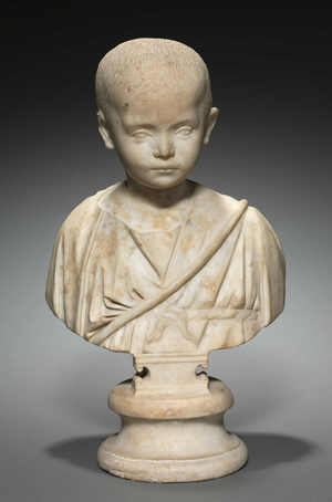 Portrait Bust of a Girl, c.250-275 (marble) 