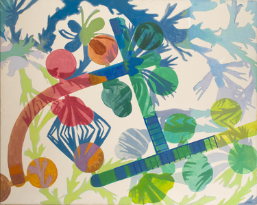 Summer Garden, 1966 (acrylic on canvas)