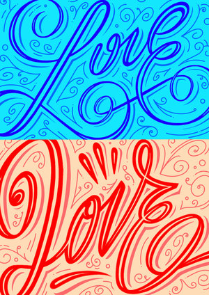 LOVE DUO, 2025 (DIGITAL LETTERING)