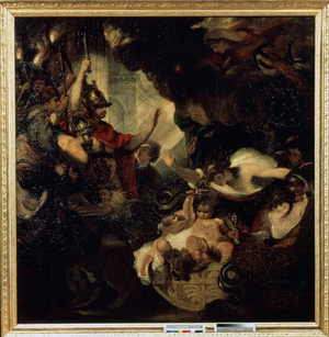 The Infant Hercules Strangling the Serpents, 1786-88 (oil on canvas)