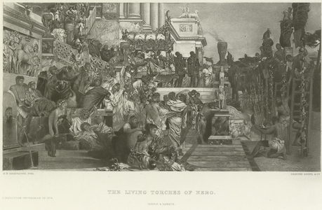 The Living Torches of Nero (gravure)