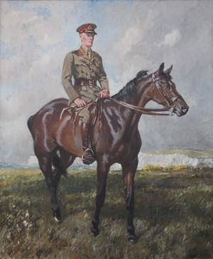 General Jack Seely, 1st Baron Mottistone (1868  1947) on his Horse, 'Warrior' (1908 - 1941)