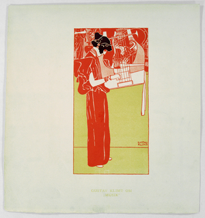 Musik, 1901 (colour litho)