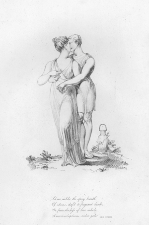 Anacreon, Ode XXXVIII (engraving)