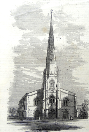 St Paul's District Church, 1860 (engraving)