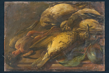 Still life with thrushes, c.1700-1799 (oil on canvas)