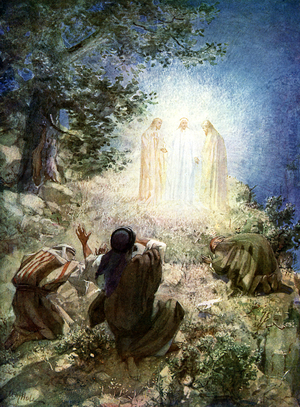 The transfiguration of Jesus - Bible