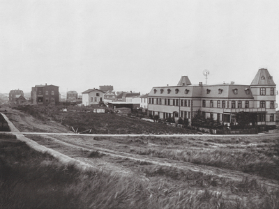 Wittdun auf Amrum (b/w photo)