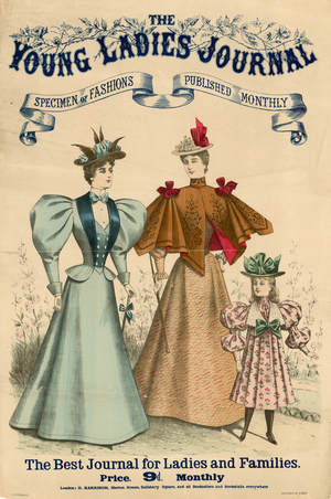 The Young Ladies Journal (colour litho)