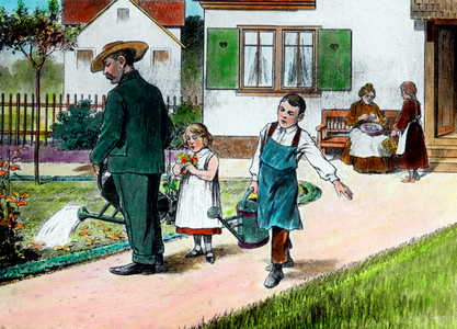 The sober man in his garden