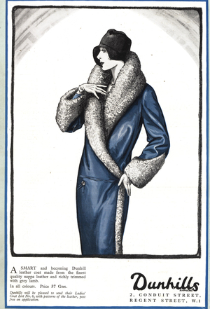 Dunhill Magazine, advert, UK, 1920s
