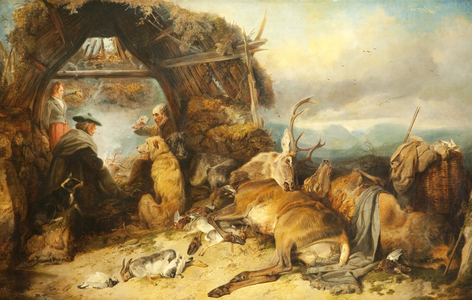 Highland Bothy, c.1883 (oil on canvas)