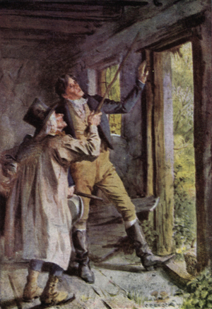 Illustration for The Broad Highway a Romance of Kent (colour litho)