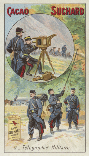 Military telegraphy (chromolitho)